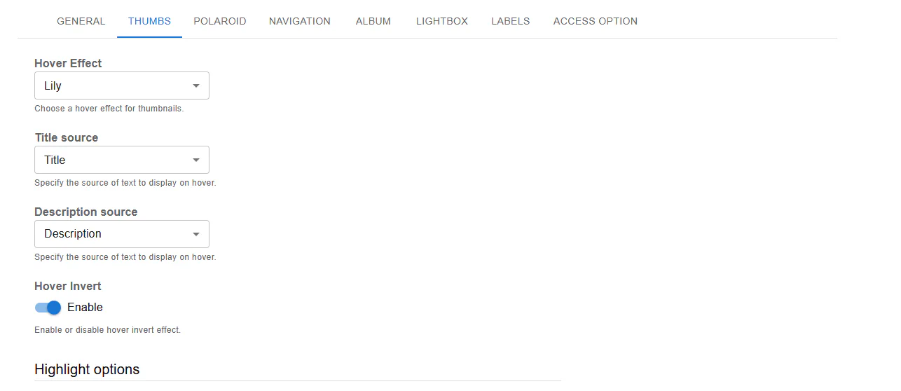 Fusion Hover Settings