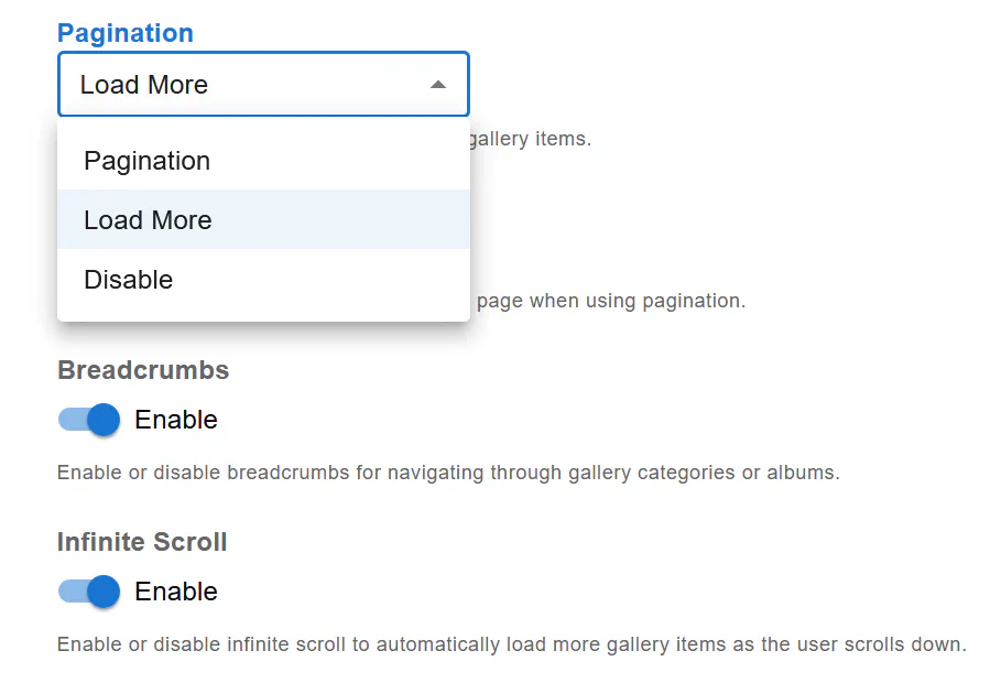 Fusion Pagination Mode